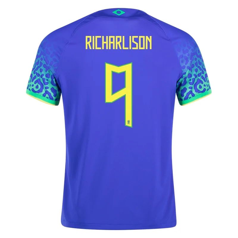 2022 Richarlison #9 Brazil Away Jersey-mysite Custom Football Kit- Nextkits