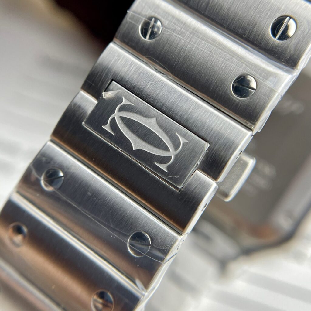 Đồng Hồ Cartier Santos WSSA0037 Replica 11 Mặt Xám Nhà Máy BV
