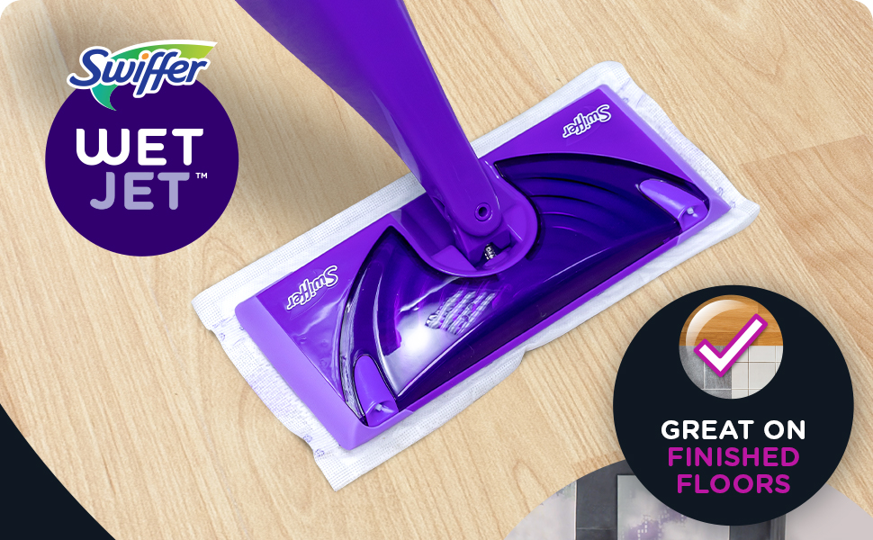 Swiffer WetJet great on finished floors