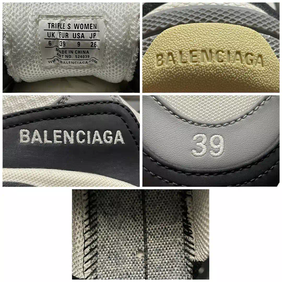 Balenciaga Triple S Sneaker in Black Grey White、mysite、Cacoeks