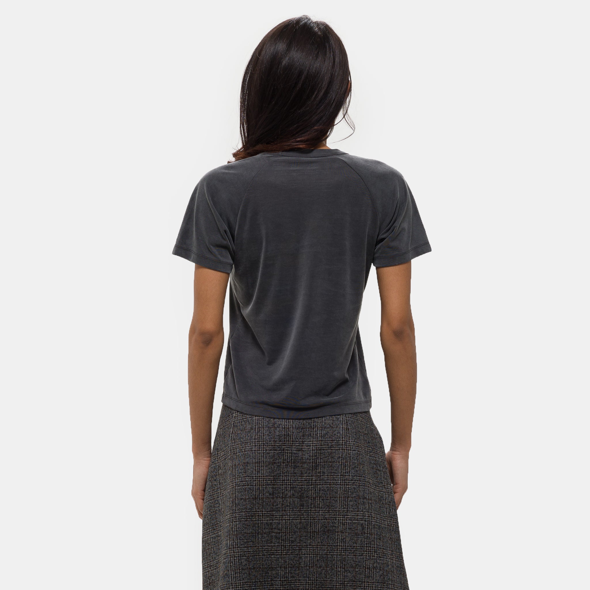 Raglan T-Shirt in Metal Grey