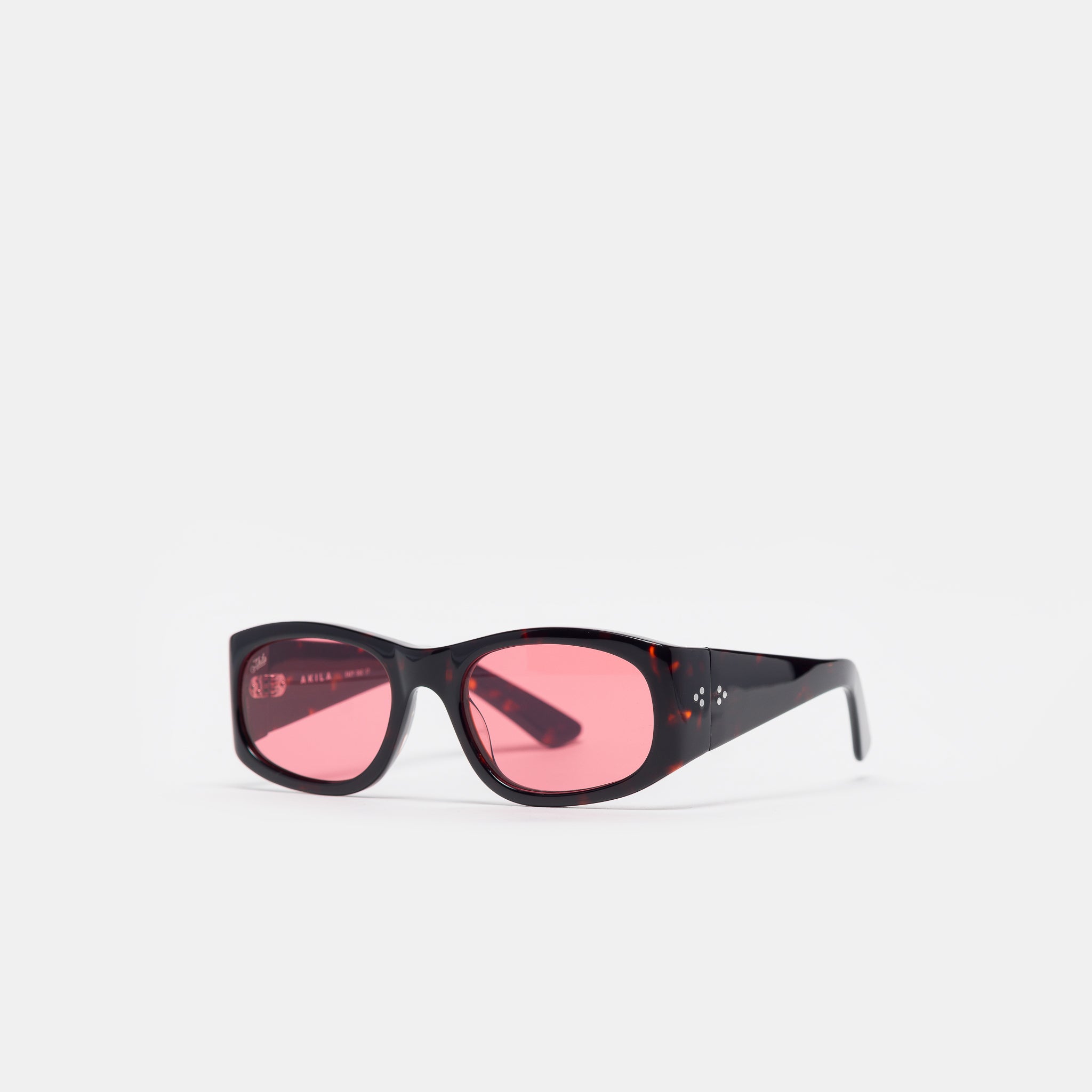 Eazy Sunglasses in Dark Tortoise/Rose