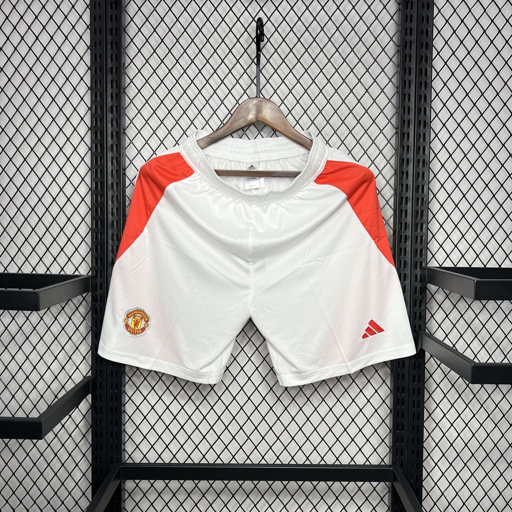 Higojerseys-Manchester United 24-25 Home Shorts - Fans Version