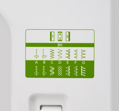 15-Stitches including 1 Buttonhole