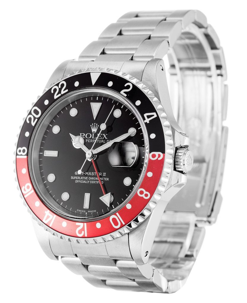 Replica Rolex GMT-Master II 40mm Black Dial 16710 “Coke”-fasswatch