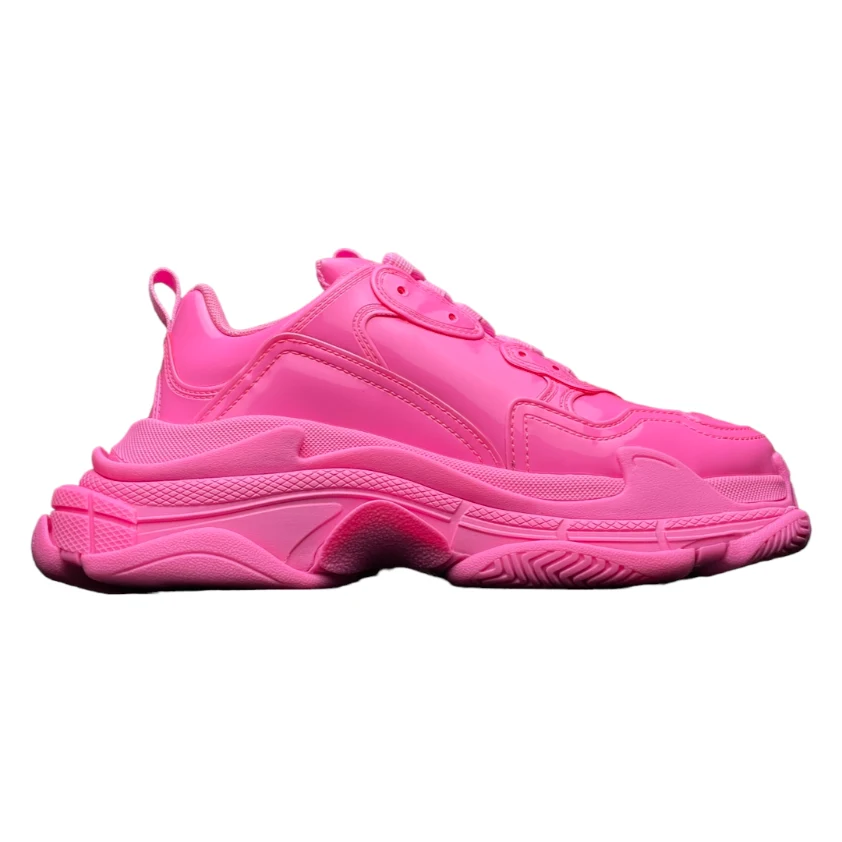 Balenciaga Triple S Sneaker In Patent Pink、mysite、Cacoeks