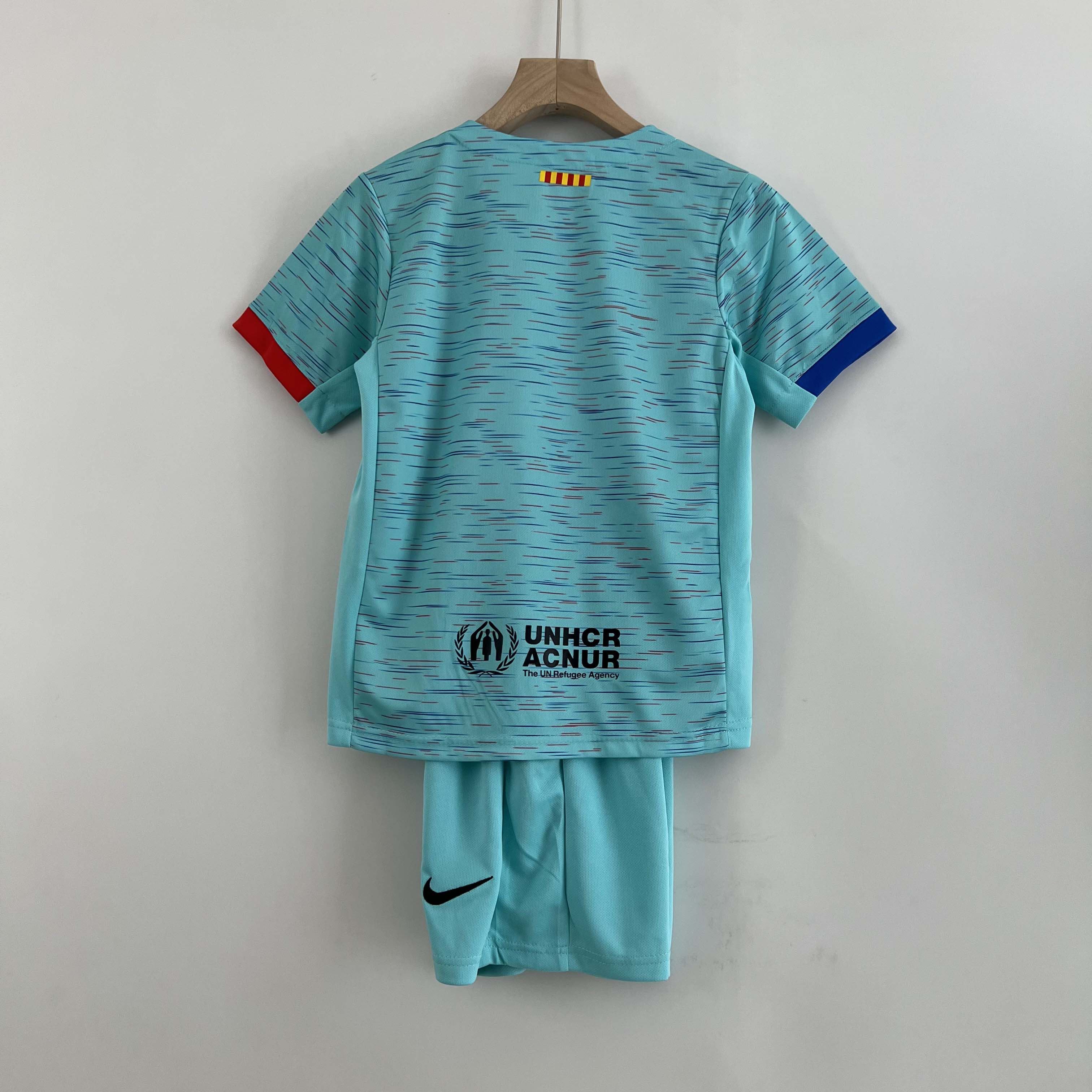 2023/2024 Barcelona Third Away Football Shirt 1:1 Thai Quality Kids Size:football jersey mysite: unitedjerseyfootball 邓江浪:football