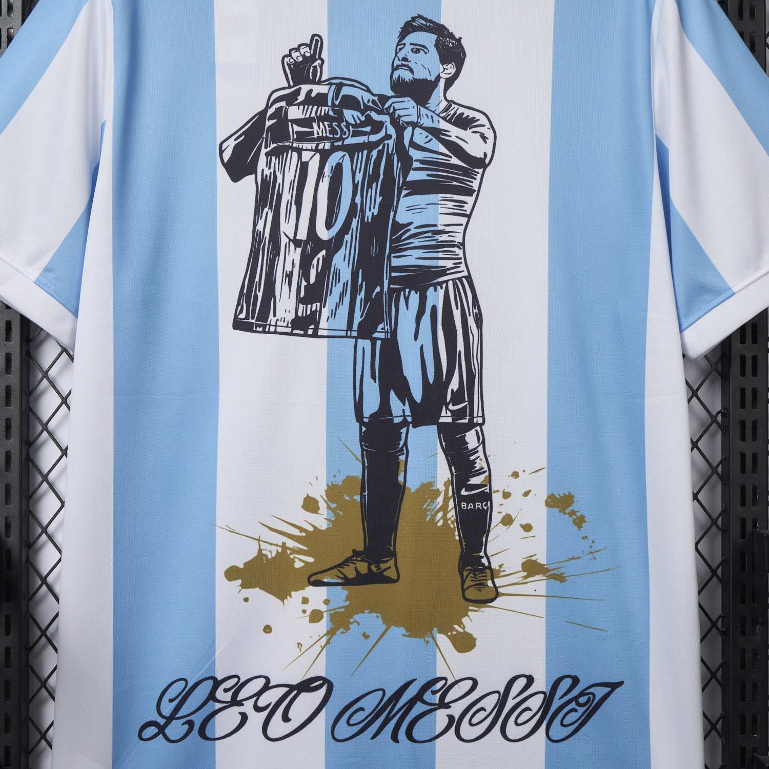 UltraTrikot-Argentina 25-26 50th Anniversary Messi Graffiti Special Jersey - Fans Version