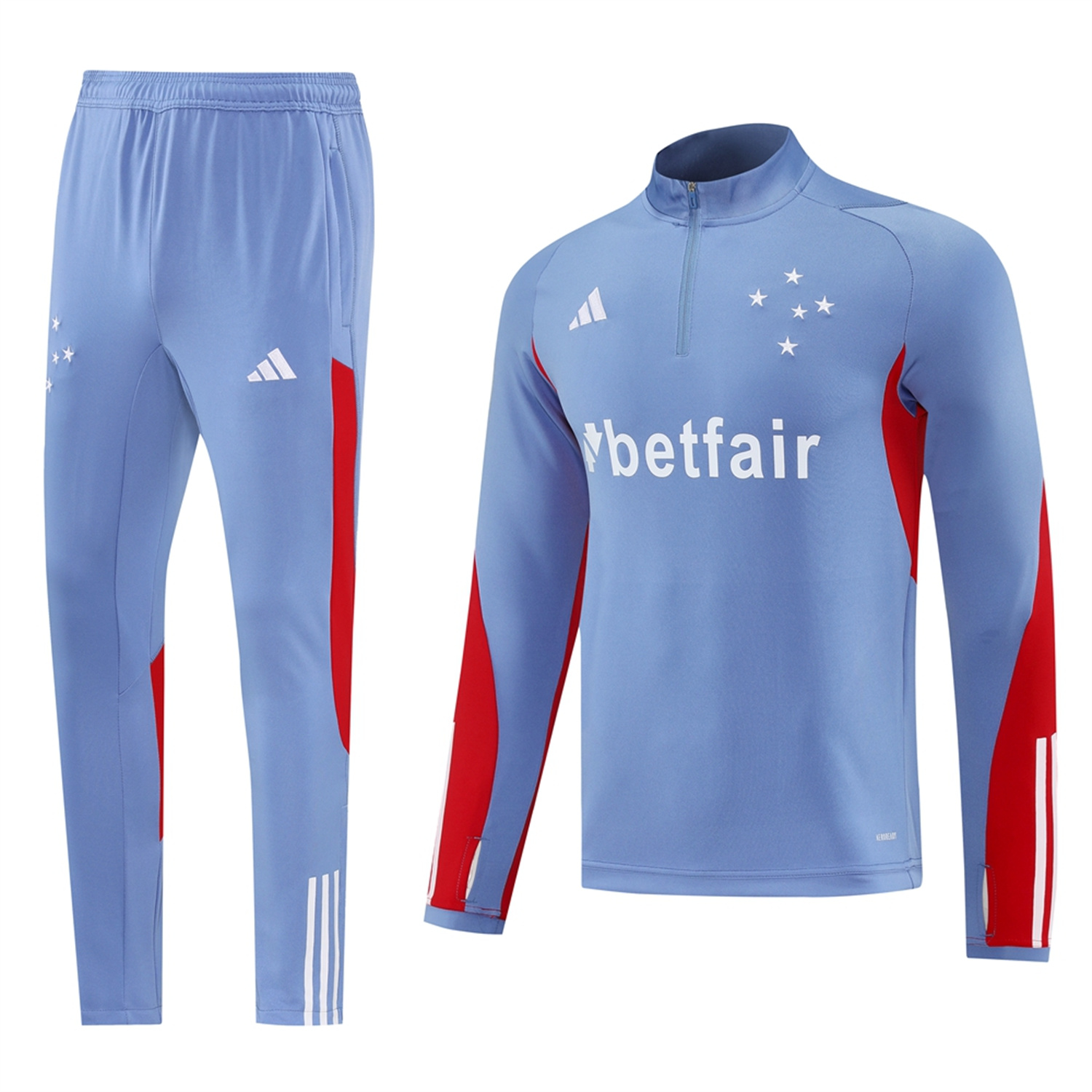 UltraTrikot-Cruzeiro 25-26 Long Sleeve Training Set - Blue Grey