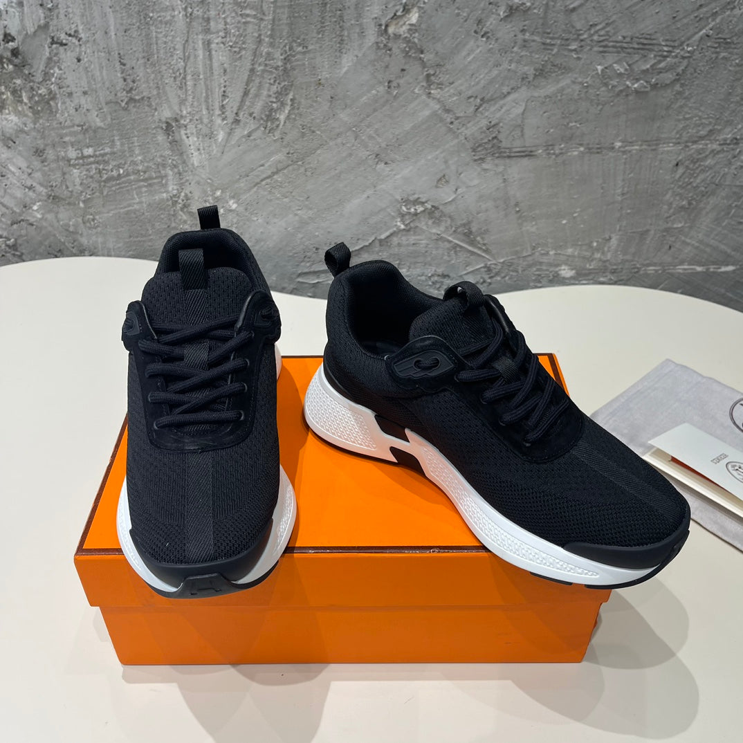 HEROS SNEAKERS BLACK GOATSKIN、mysite、Cacoeks