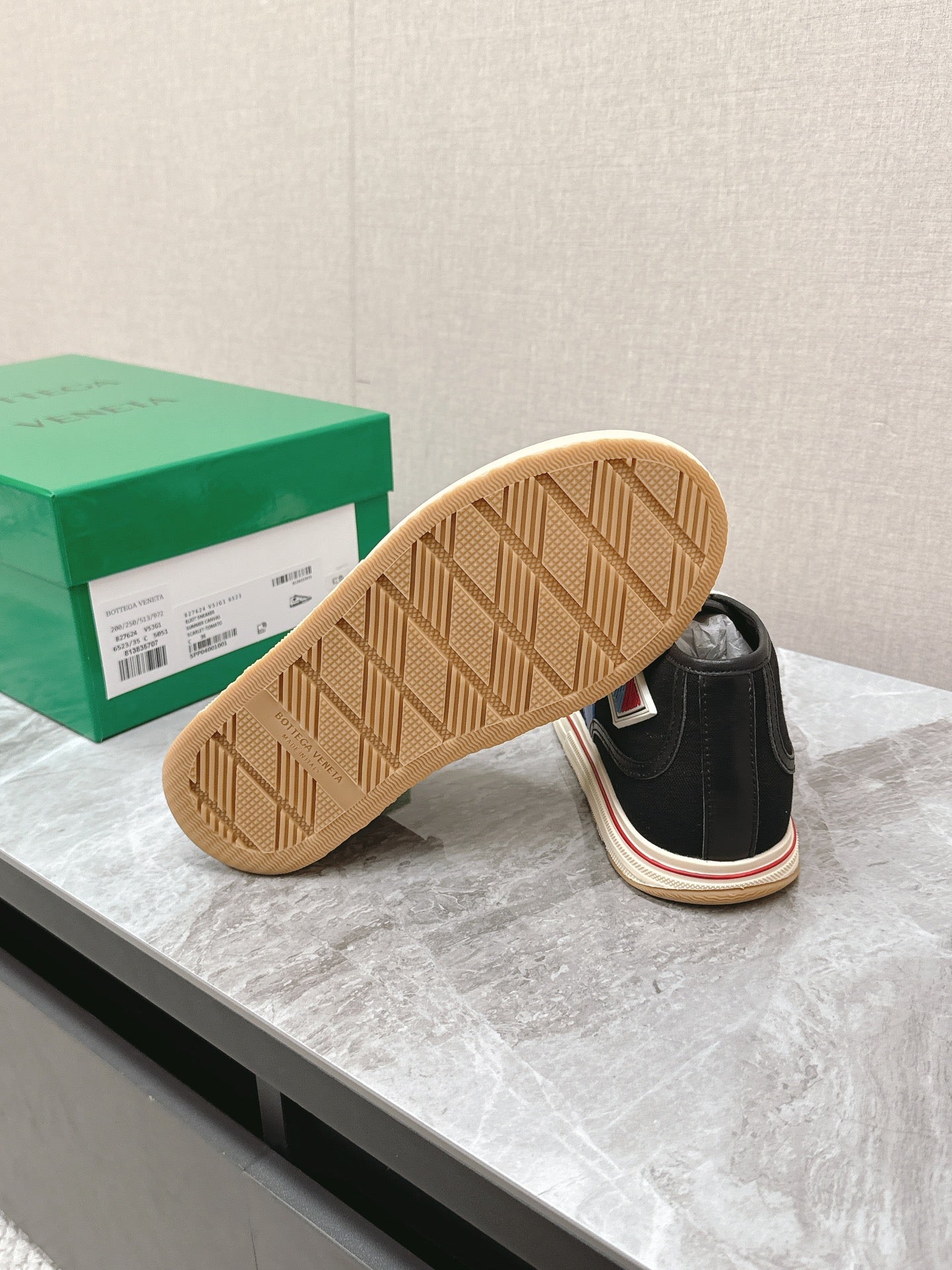 ELIOT SNEAKER IN BLACK MIX BLUE AND RED CANVAS AND CALFSKIN、mysite、Cacoeks