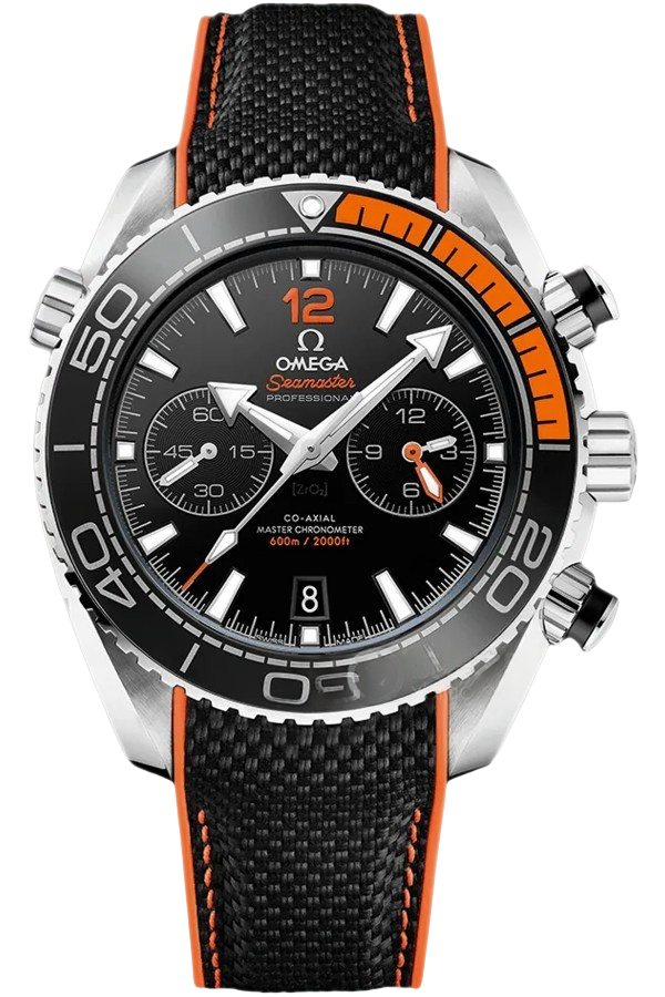 Omega Planet Ocean Ref. 215.32.46.51.01.001 Super Clone Watch – Black Dial Stainless Steel Bracelet Fake Replica