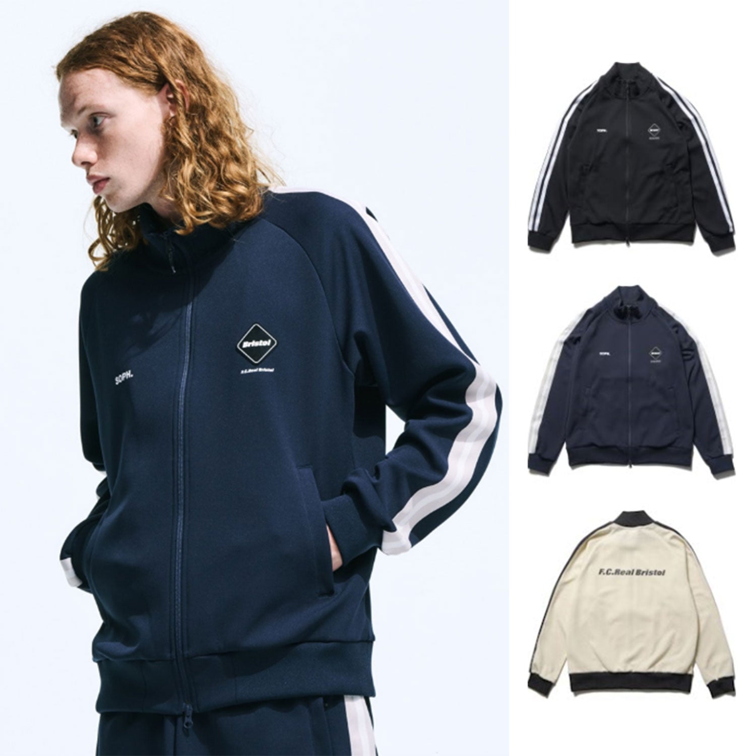 F.C.Real Bristol 25S/S TRAINING TRACK JACKET  FCRB-250060 