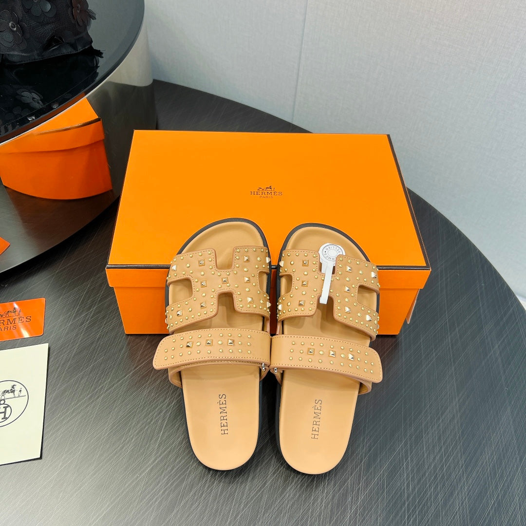 CHYPRE SANDAL LIGHT ORANGE CALFSKIN SPECIAL、mysite、Cacoeks