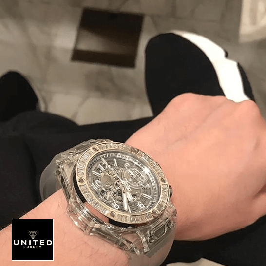 Sapphire Diamond Replica hublot big bang unico sapphire baguettes 411 JX 4802 RT 1904 replica ha Hublot Big Bang Unico Sapphire Baguettes 411_JX_4802_RT_1904 Replica on the wrist