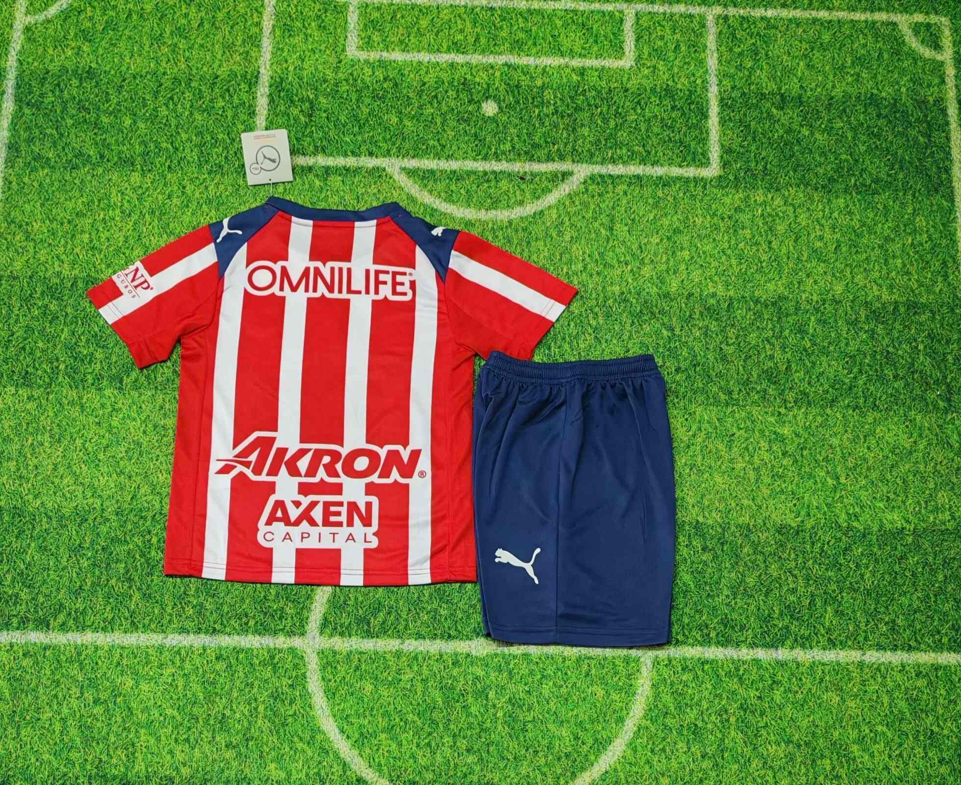 2025/2026 Kids Size Chivas Home Football Shirt 1:1 Thai Quality:football jersey mysite: unitedjerseyfootball 邓江浪:football
