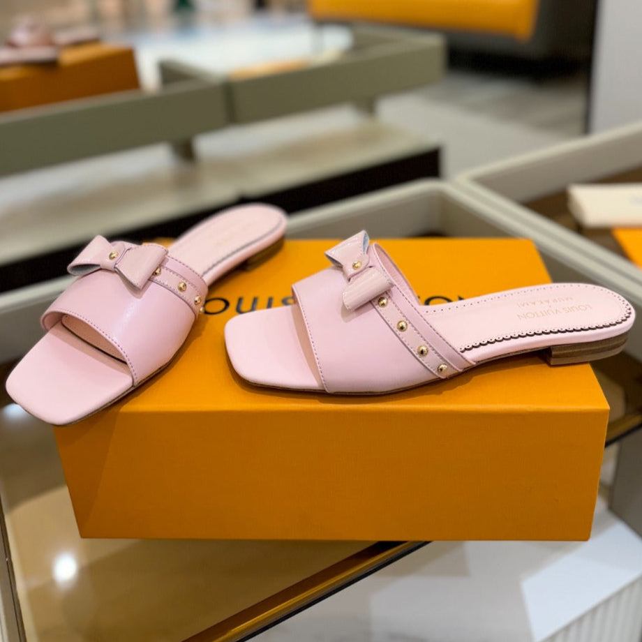 LV X TM 6AM FLAT MULE IN BABY PINK CALFSKIN、mysite、Cacoeks