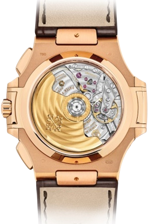 Patek Philippe Nautilus Ref. 5980R-001 Super Clone Watch – Rose Gold Brown Dial Chronograph Fake Replica