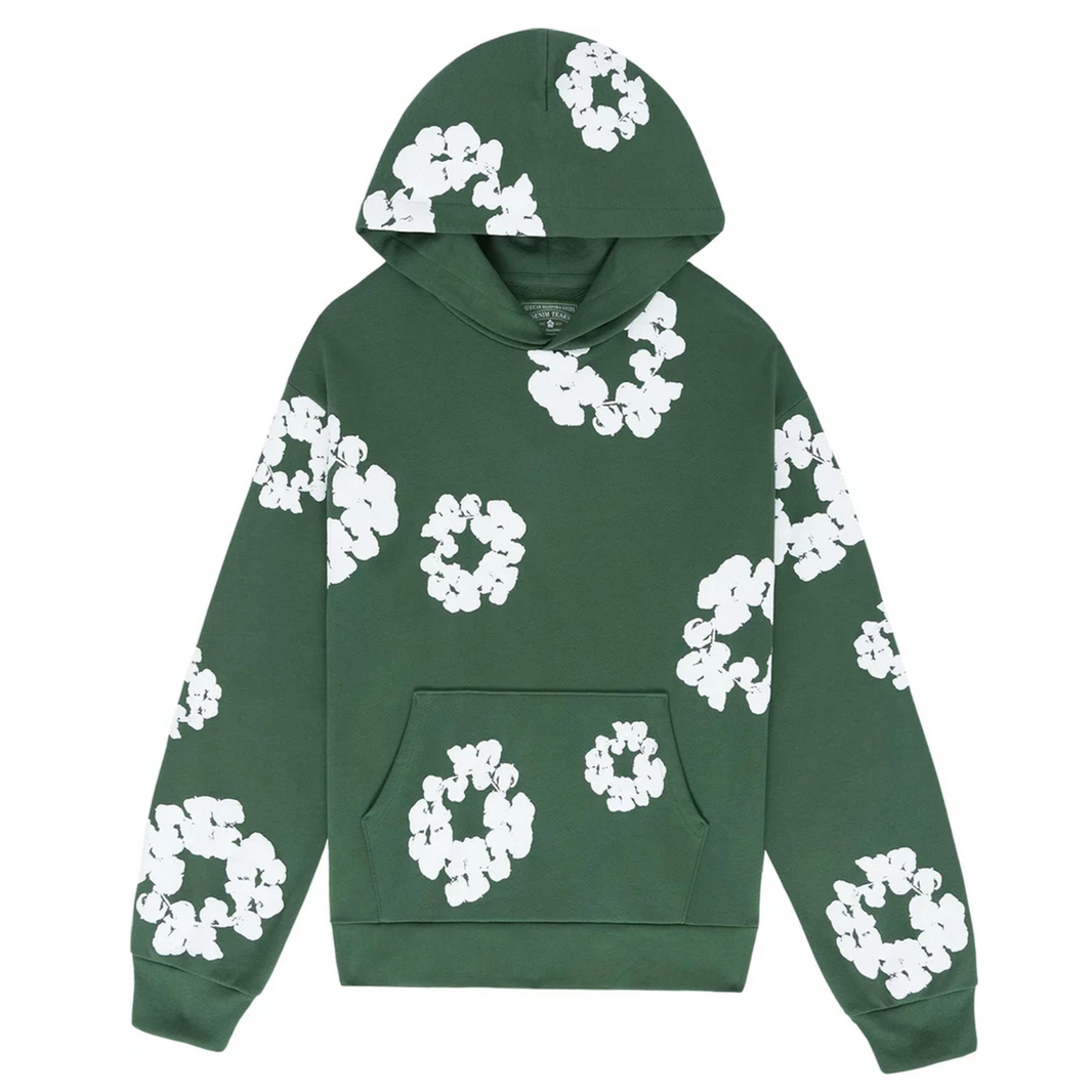 Denim Tears The Cotton Wreath Hoodie Sweatshirt Green、mysite、Cacoeks