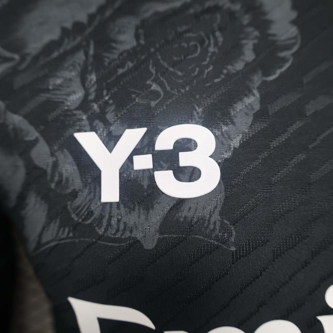 2024/2025 Player Version Real Madrid Y-3 Special Edition Black Football Shirt 1:1 Thai Quality:football jersey mysite: unitedjerseyfootball 邓江浪:football