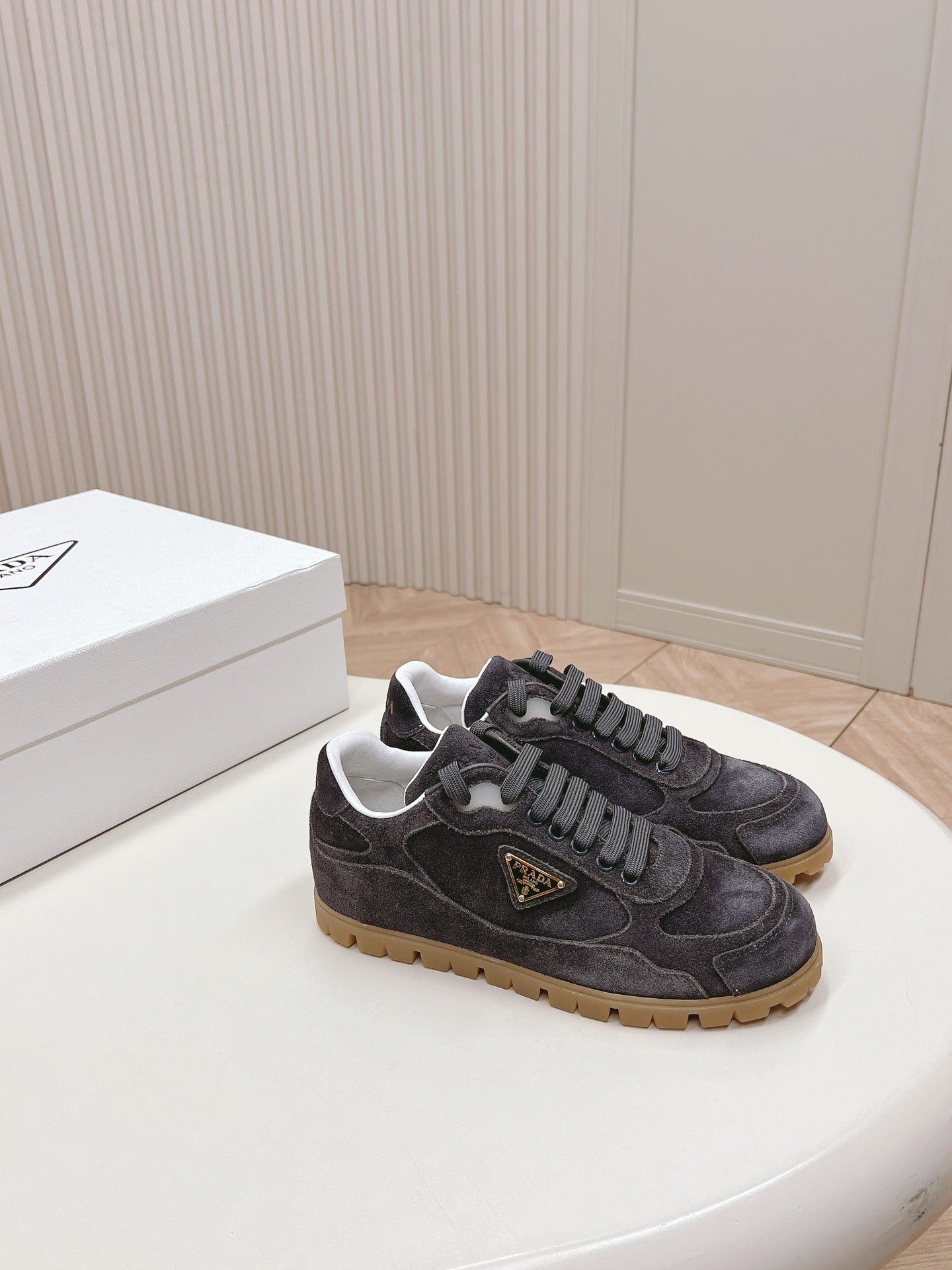 PRA FADED SUEDE SNEAKERS CHARCOAL、mysite、Cacoeks