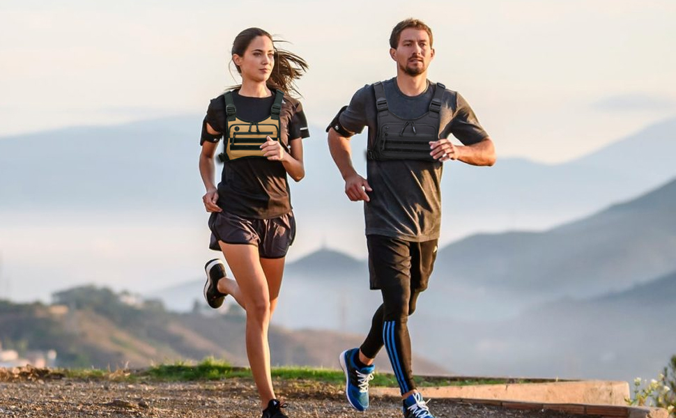 running chest bag 