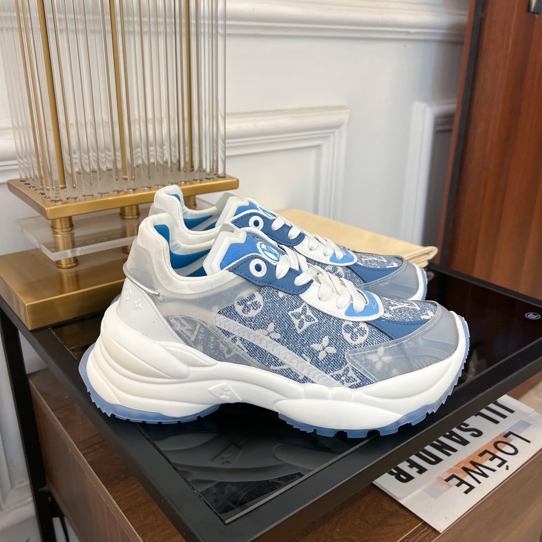 LV RUN 55 SNEAKER LIGHT BLUE、mysite、Cacoeks