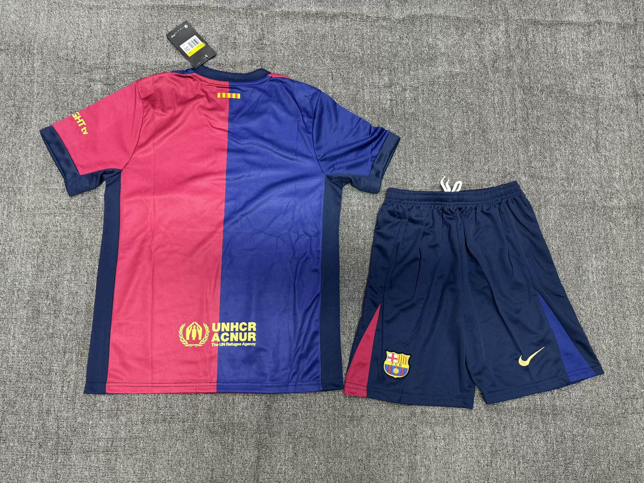 2024/2025 Barcelona Home Travis Scott Joint Edition Football Shirt 1:1 Thai Quality Kids Size:football jersey mysite: unitedjerseyfootball 邓江浪:football
