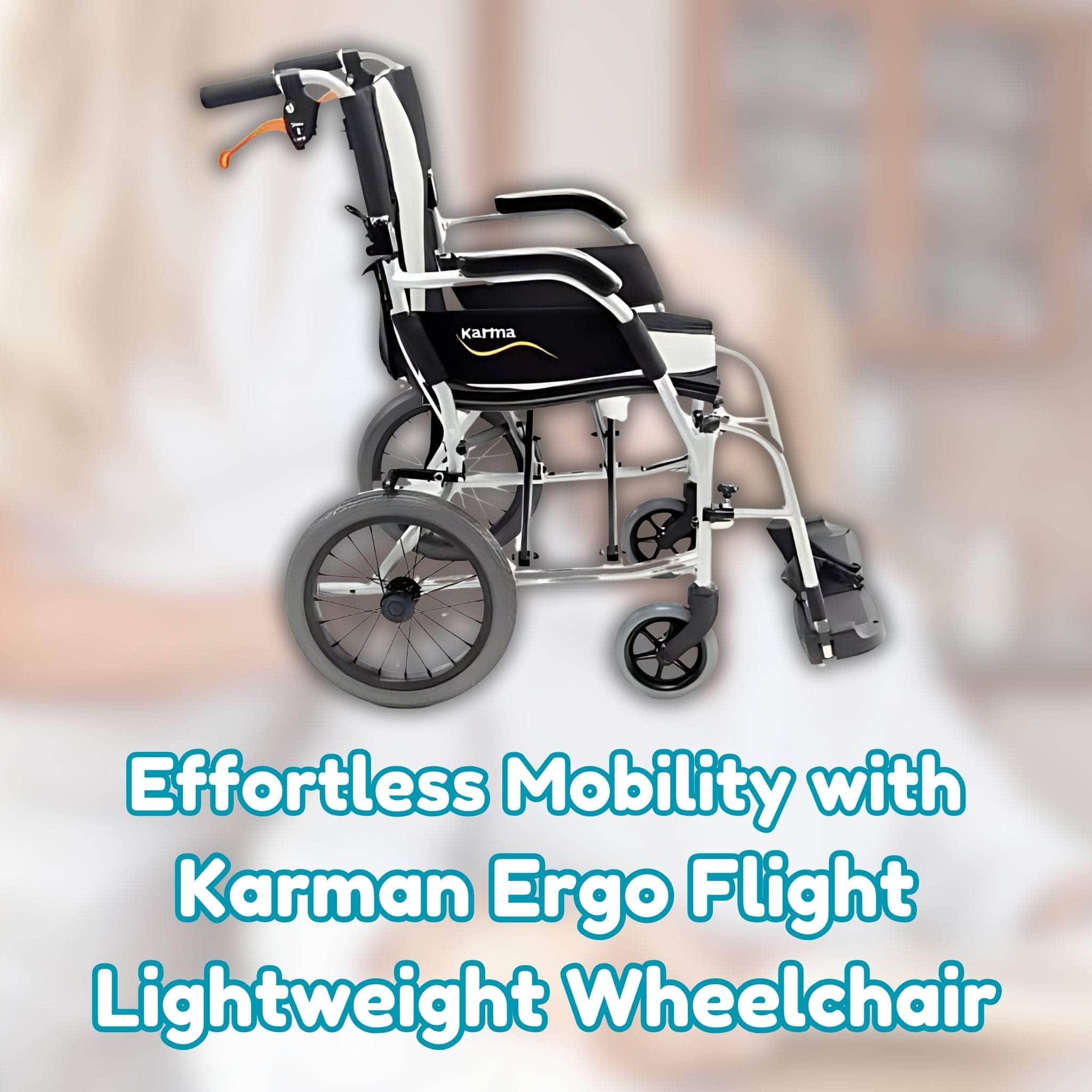 Effortless Mobility with Karman Ergo Flight Lightweight Wheelchair