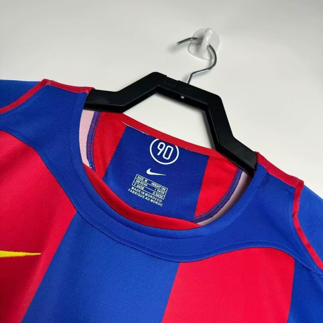 04-05 Barcelona Home soccer jersey-Retro version: Ajax 24-25 Home Stadium Jersey - Fans Version mysite: Adidas luxuryfootballshirts.com: https://www.luxuryfootballshirts.com/