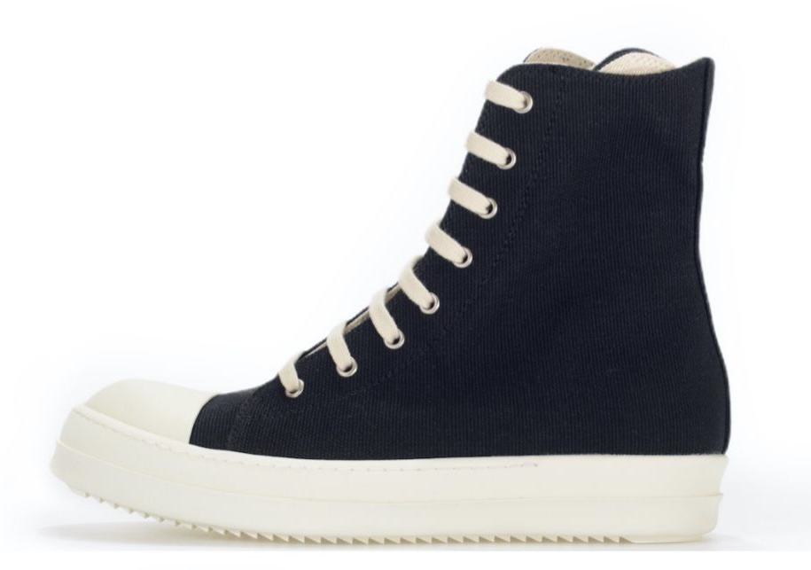 Rick Owens DRKSHDW High-Top Canvas in Black、mysite、Cacoeks