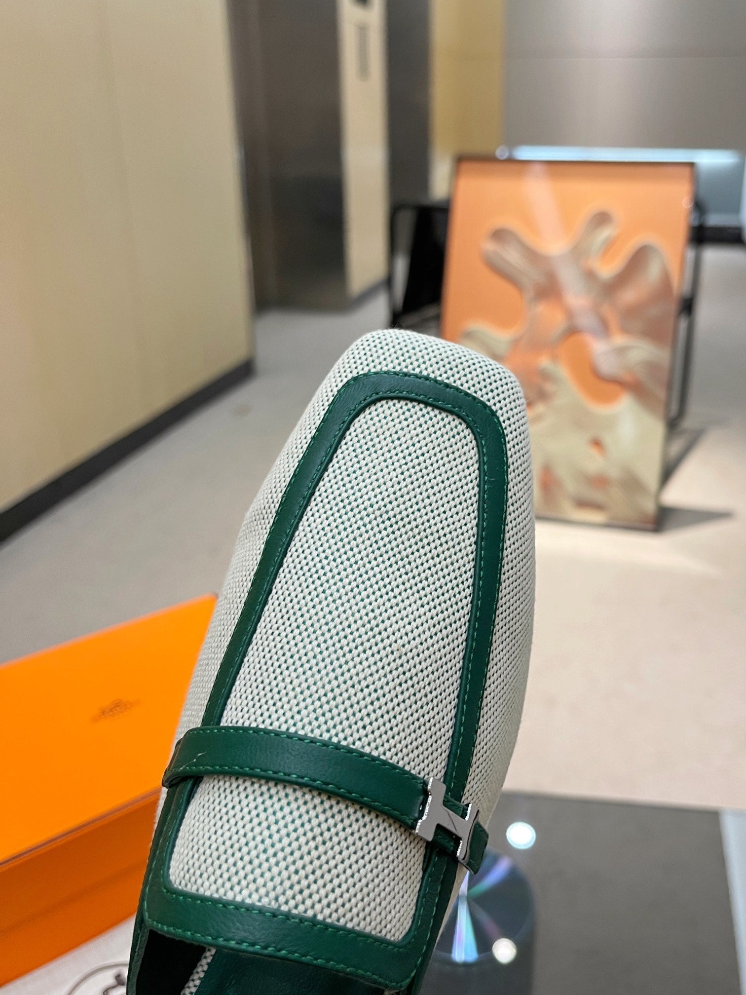 GROUPIE MULE OCEAN MIX SILVER LAMBSKIN、mysite、Cacoeks