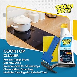 Cooktop Cleaner for Glass