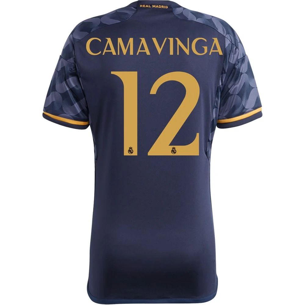 23/24 Real Madrid #12 Eduardo Camavinga Away Jersey-mysite Custom Football Kit- Nextkits