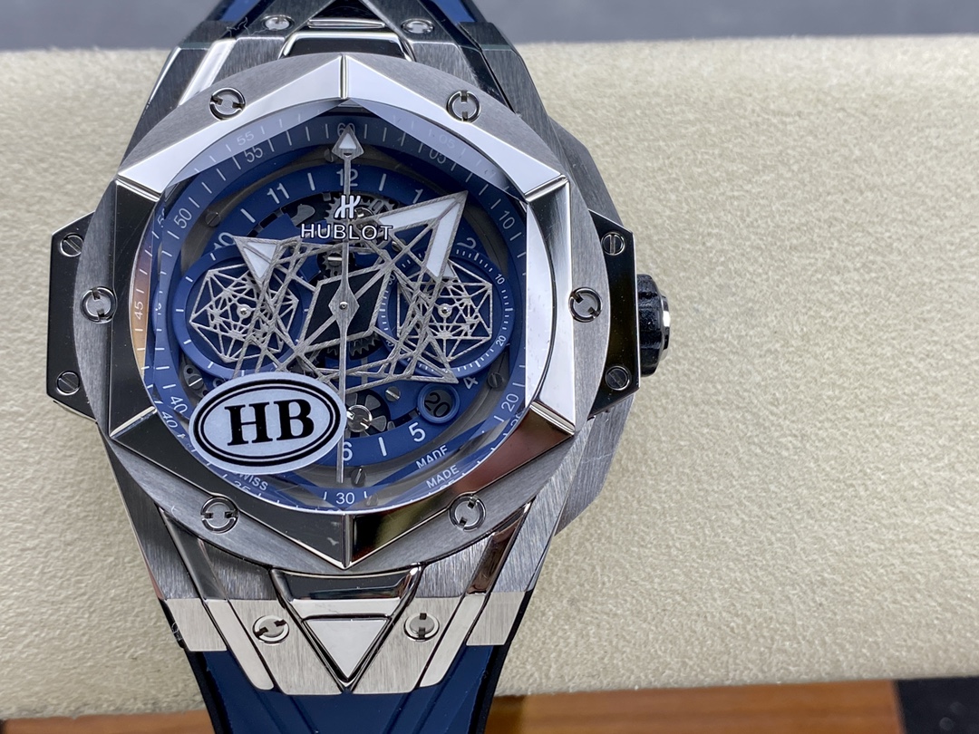Hublot Big Bang Sang Bleu II Titanium 418.NX.5107.RX.MXM20-fasswatch