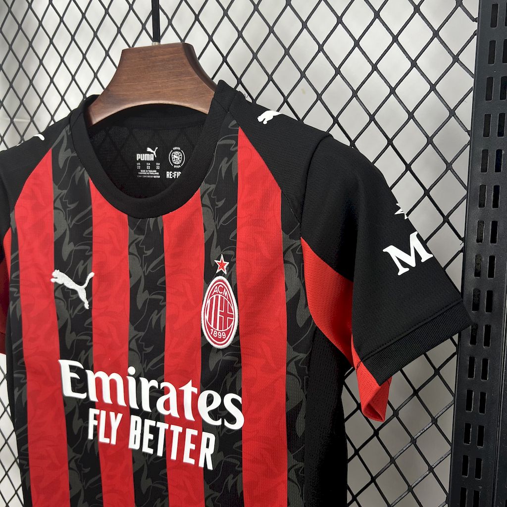 UltraTrikot-AC Milan 25-26 Home Kids Kit