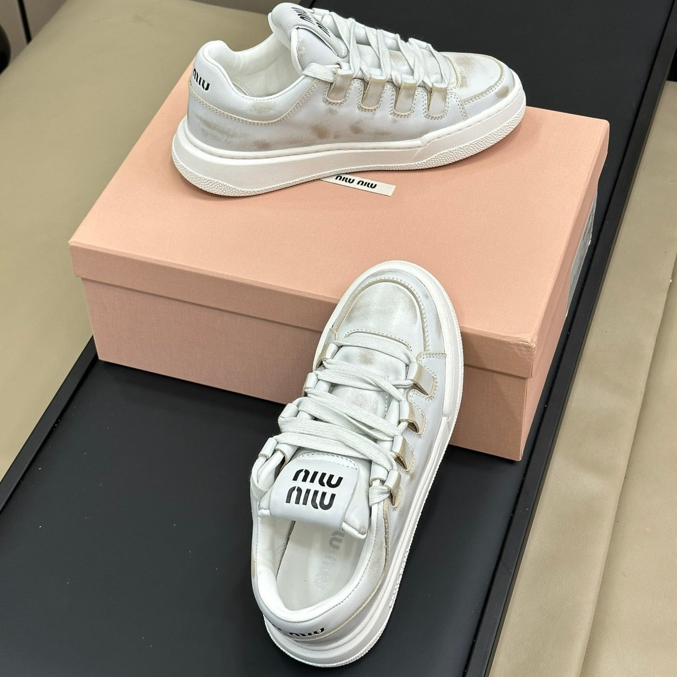 Light Gray Sneakers Calfskin、mysite、Cacoeks