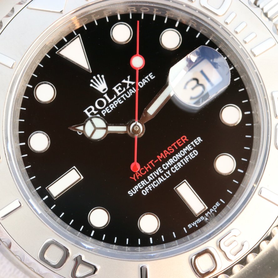 brand Rolex Yacht Master 1 Pure Silver ( Black & White Dial ) Stainless Steel 40mm luxury watch for sale – NeveReL
