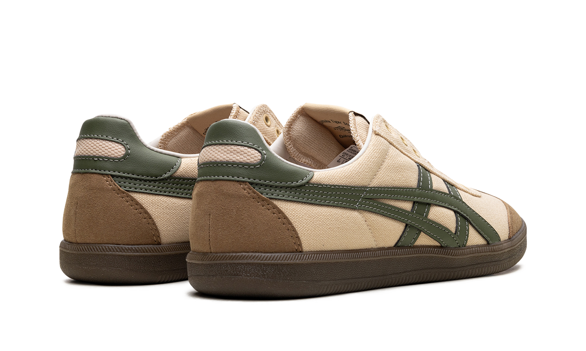 Tiger Tokuten Slip-On "Beige Brown Green"、mysite、Cacoeks