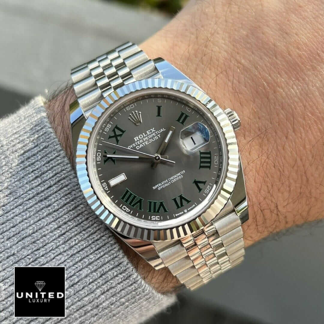 Rolex Datejust 126334-0022 "Wimbledon Dial" Mirror Replica 1:1 Yeni Proje kopyasi 2 2