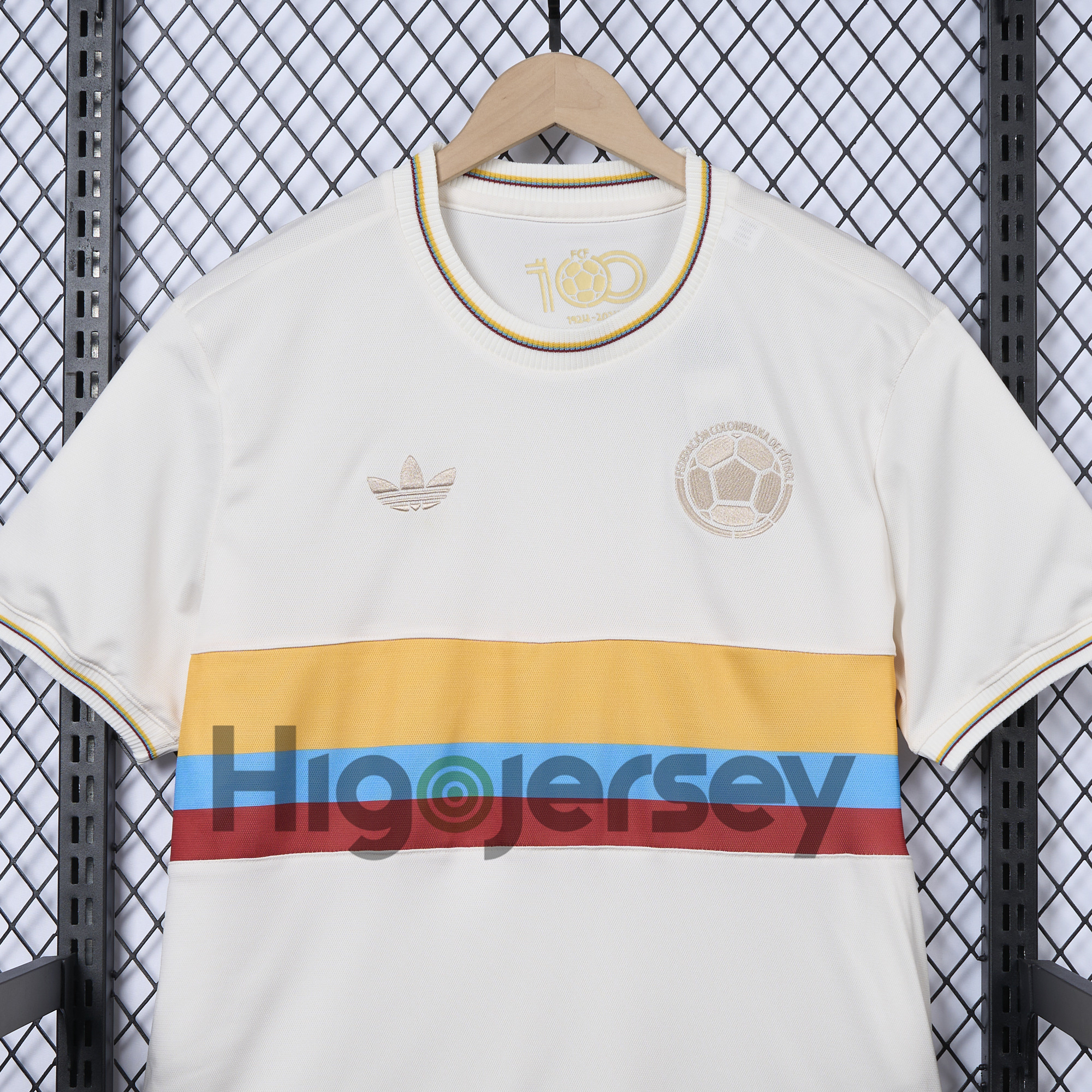 Higojerseys-Colombia 2024 100th Anniversary Jersey - Fans Version