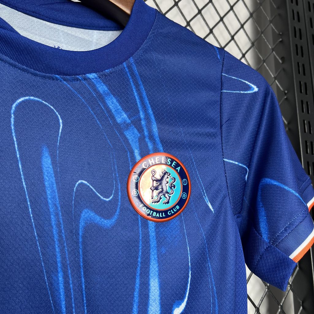 ManixJersey.com | C.H.E.L.S.E.A 24-25 Home Kids Kit -Customize Name, Number and Patch | Worldwide Shipping