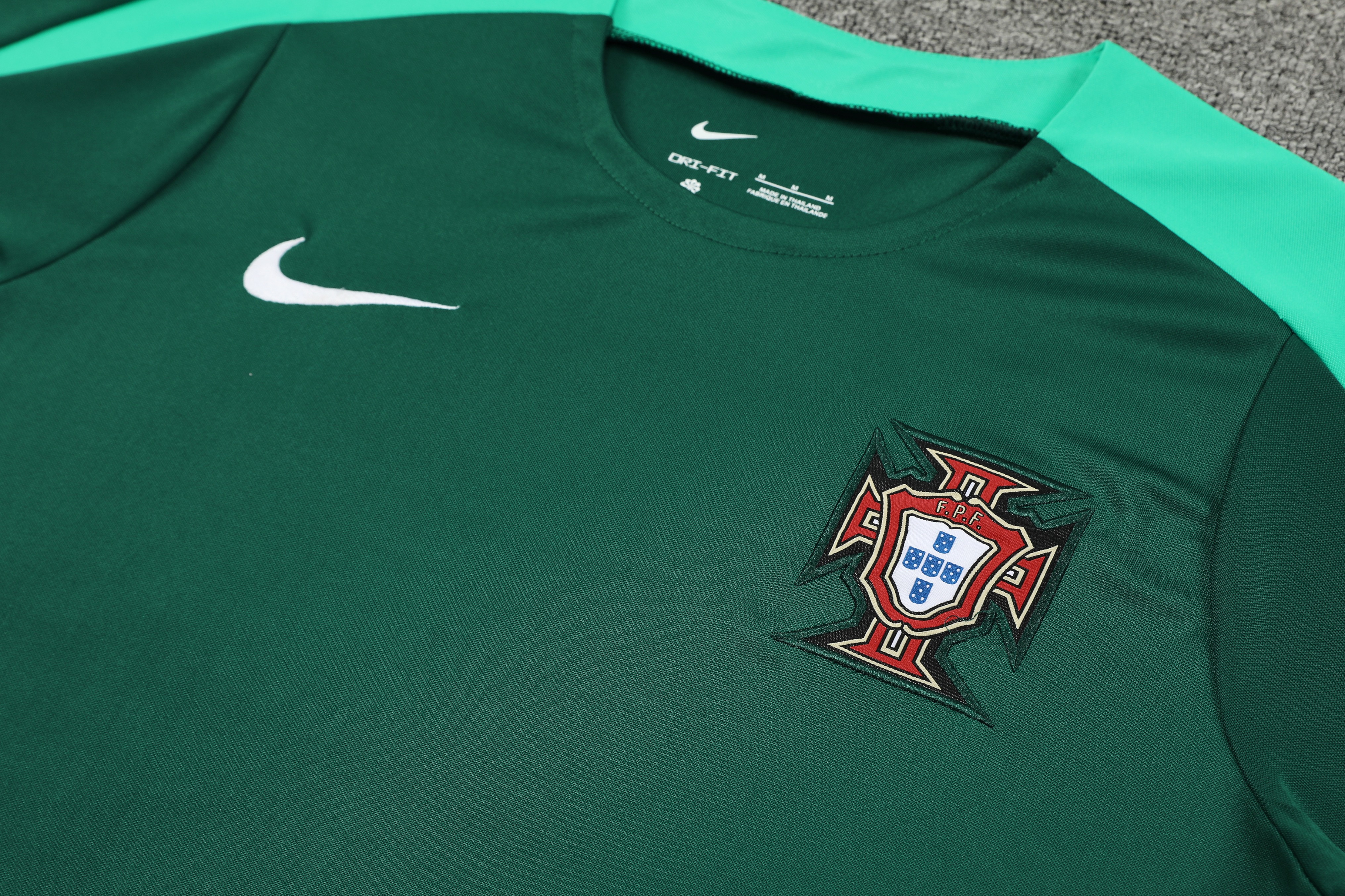 ManixJersey.com | Portugal 2024 Short-Sleeve Training Set - Green -Customize Name, Number and Patch | Worldwide Shipping