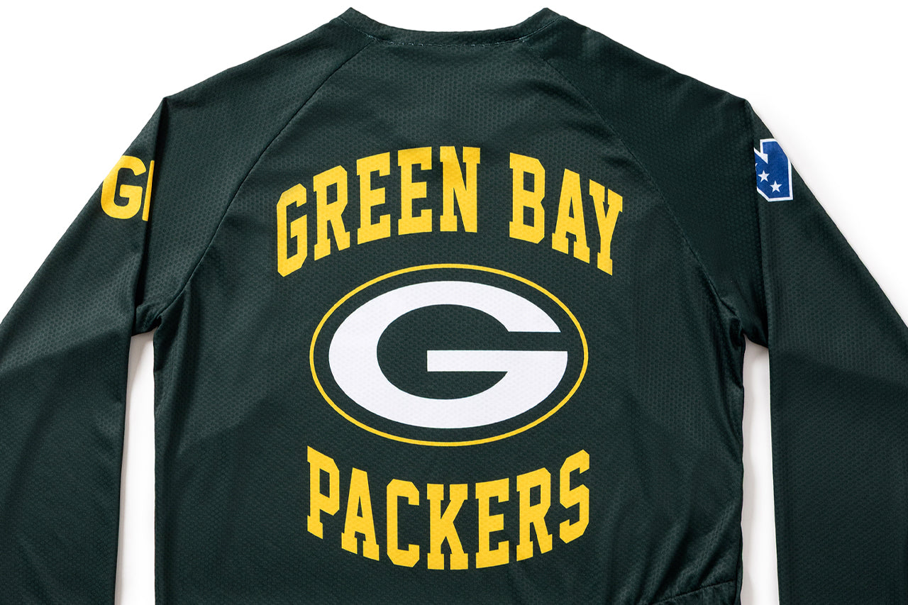 #NFLJ-GB – NFL Collection | Long Sleeve MTB Jersey – Green Bay Packers (Size Small, Like-New – Washed for Photos)、mySite、bearsvspackers
