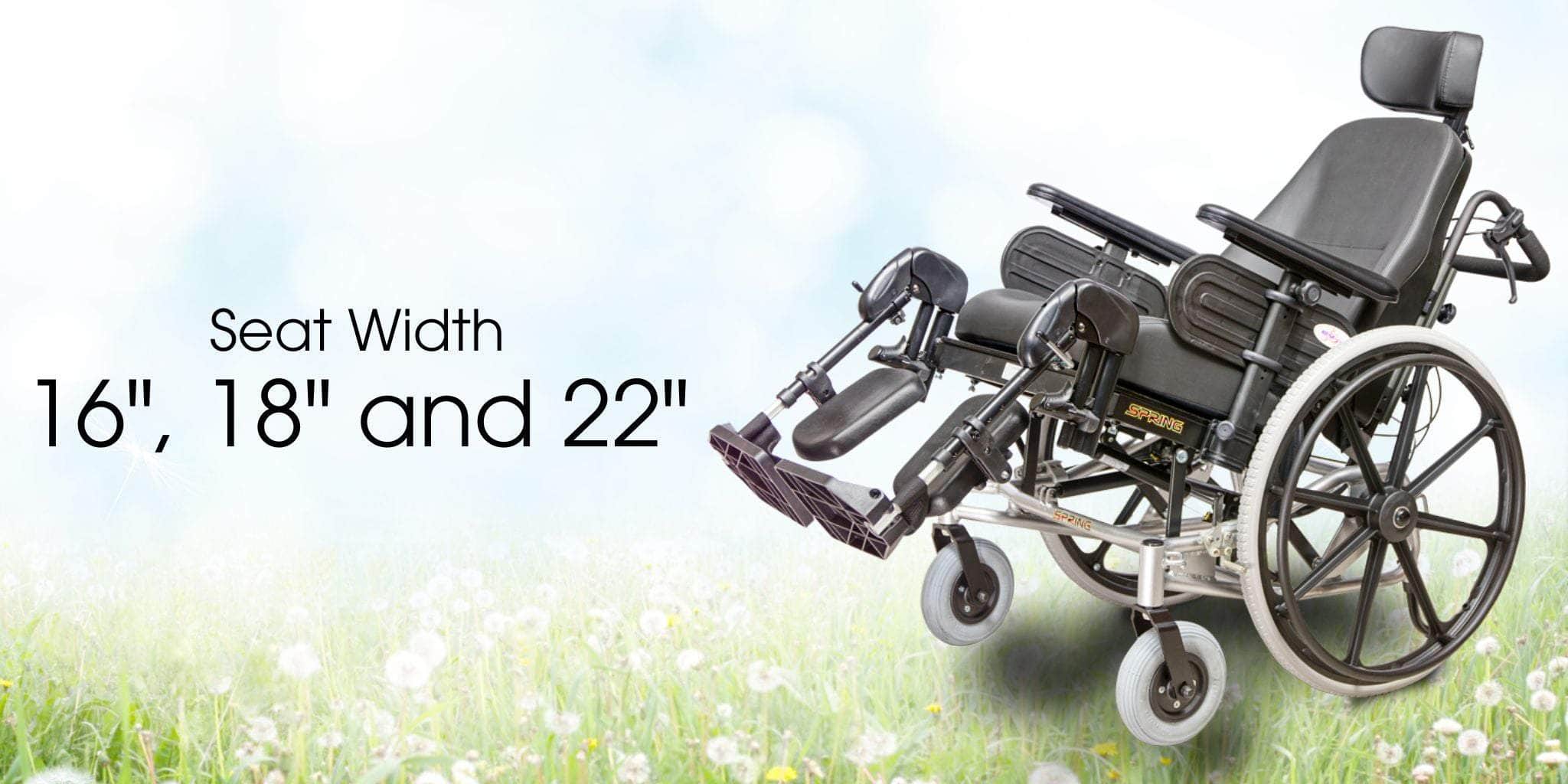 ev rider spring tilt-n-space manual wheelchair hw1