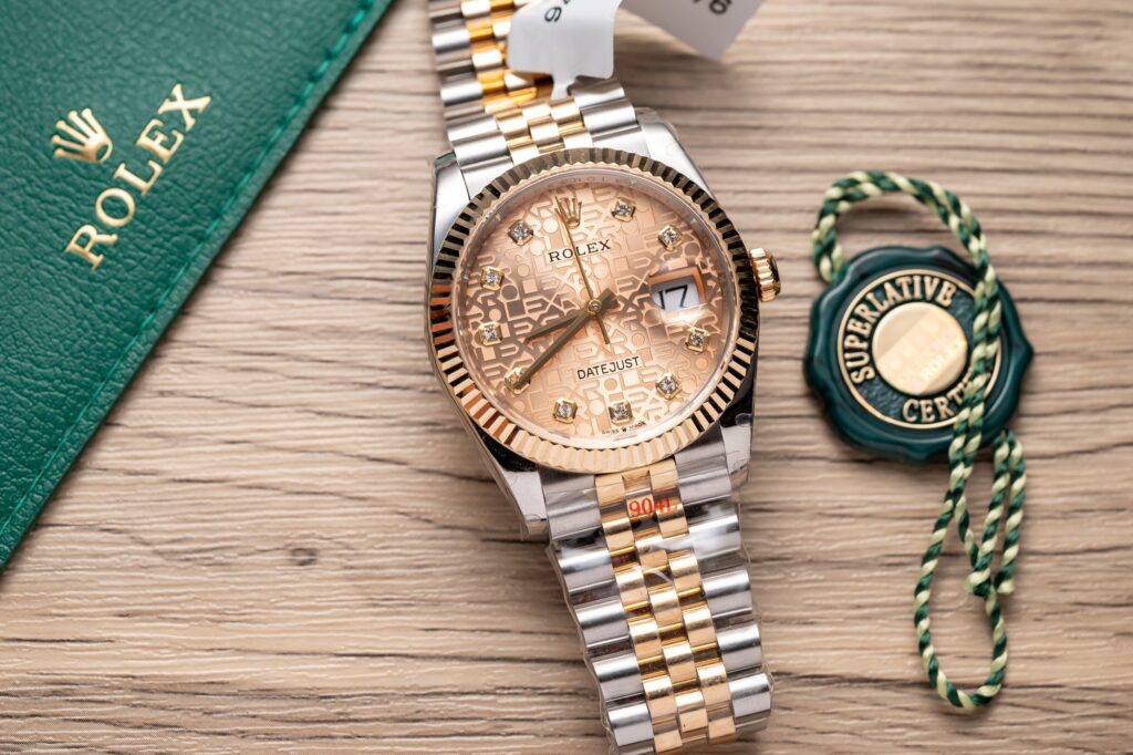 Đồng Hồ Rolex DateJust Bọc Vàng 18K Mặt Vi Tính GM Factory 36mm (6)