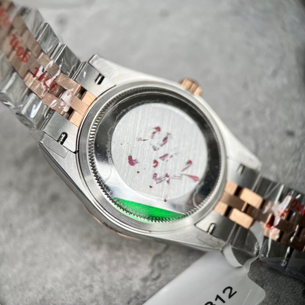 Đồng Hồ Rolex DateJust Nữ Bọc Vàng Mặt Chocolate Cọc La Mã GM 31mm (3)