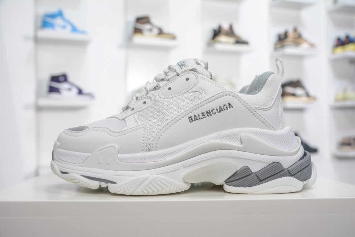 Balenciaga Triple S Sneaker Fabric White、mysite、Cacoeks