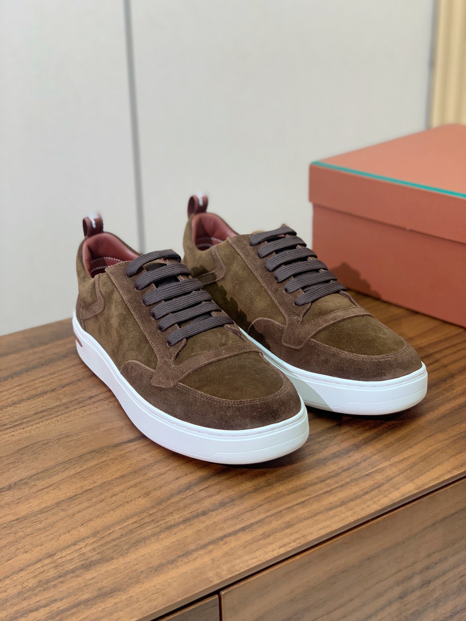 LP NEWPORT WALK SNEAKERS BROWN SUEDE、mysite、Cacoeks