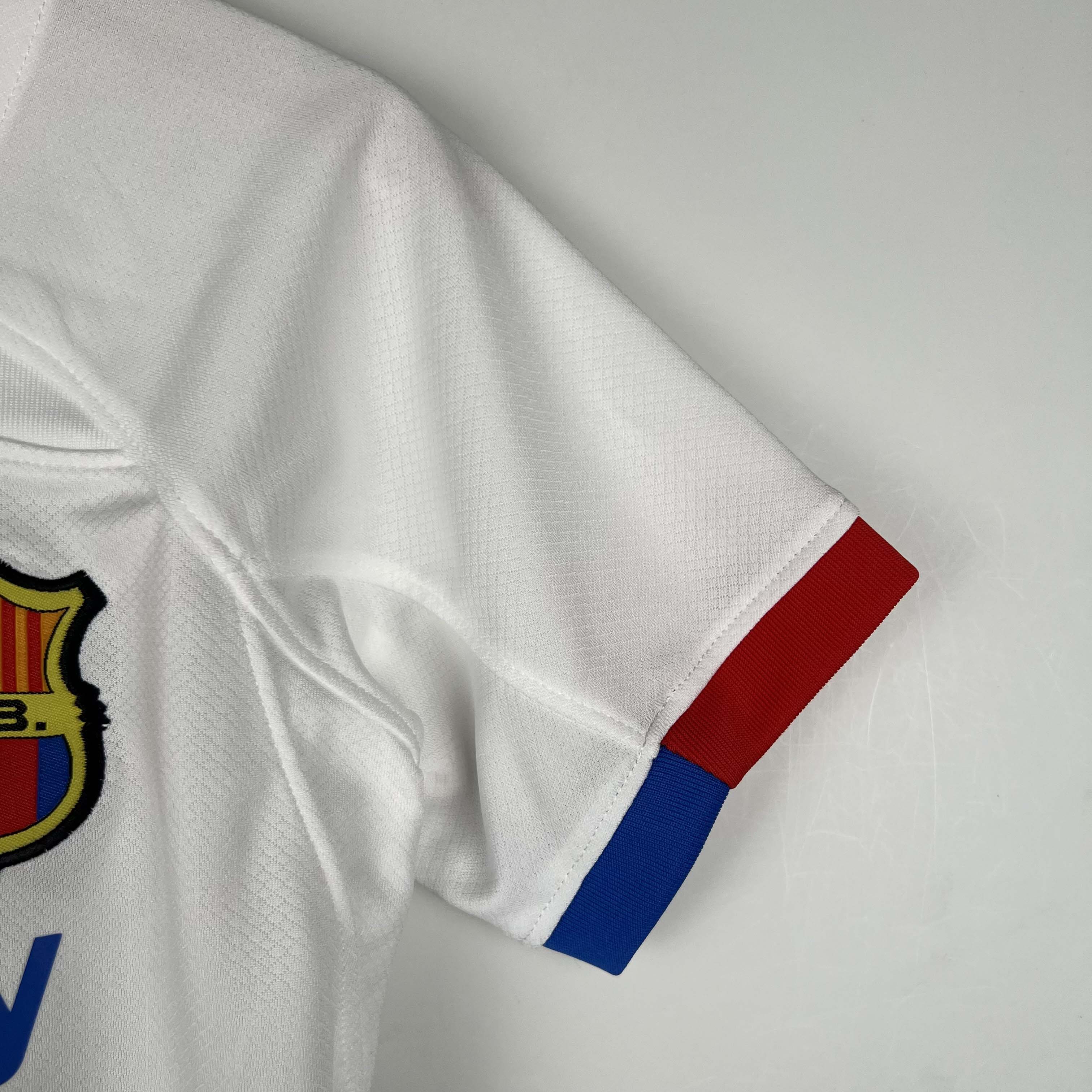 2023/2024 Barcelona Away Football Shirt 1:1 Thai Quality Kids Size:football jersey mysite: unitedjerseyfootball 邓江浪:football